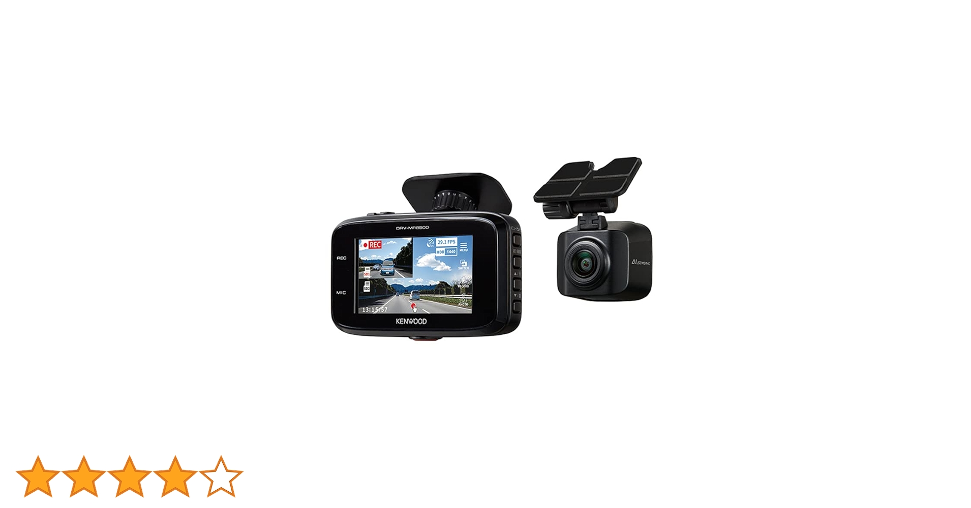 KENWOODケンウッド　DRV-MR8500 2カメラドライブレコーダー　中古 Amazon | ケンウッド ドライブレコーダー DRV-MR8500 前後撮影 2